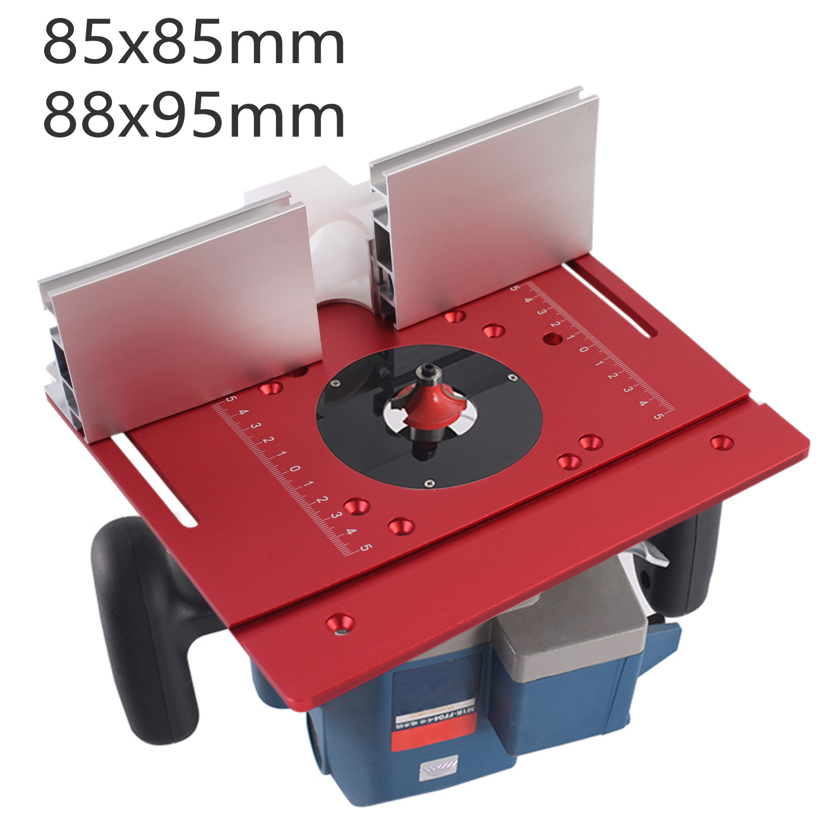Router Table Insert - Alas meja Router besar, pelat 85x85mm