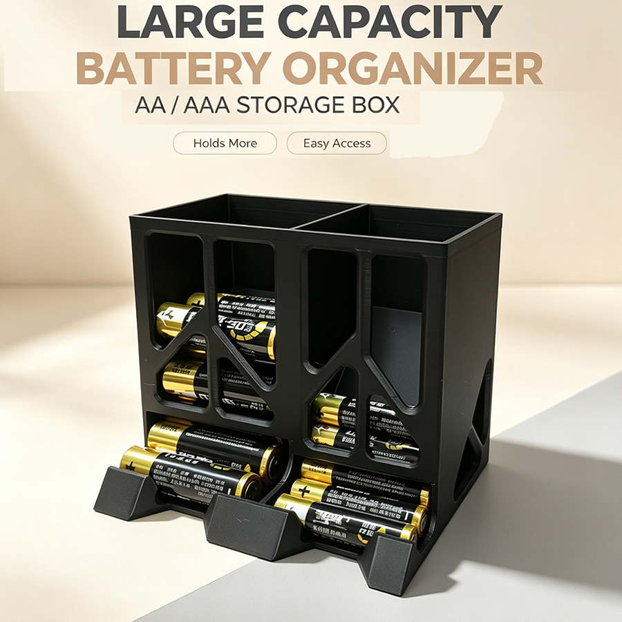 Workshop Tools Shelf - Kotak Penyimpanan Baterai Khusus untuk Kabinet