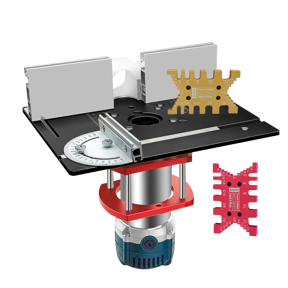 Router Table Insert - Sistem pengangkat Router kayu dan pelat