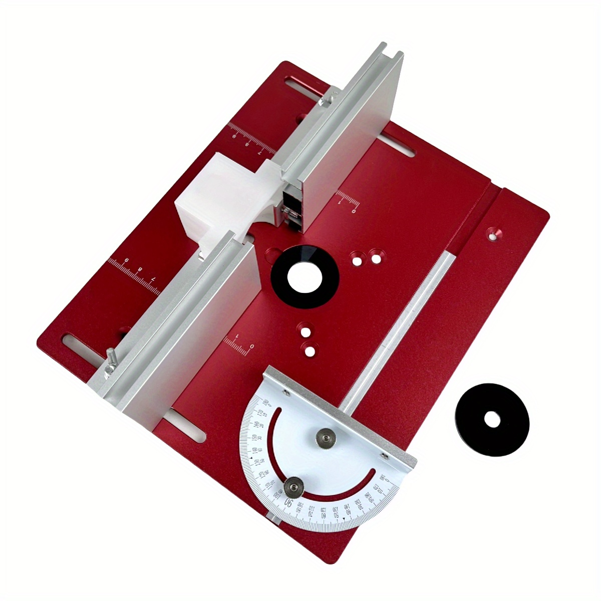 Router Table Insert - Pelat Sisipan Meja Router Aluminium, Pelat