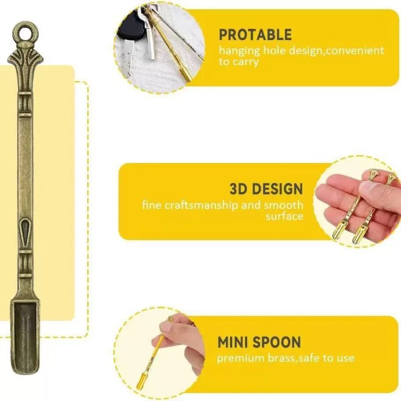 3 Buah 6 Buah 80Mm Sendok Snuf - Tools Youtube ulasan dan harga