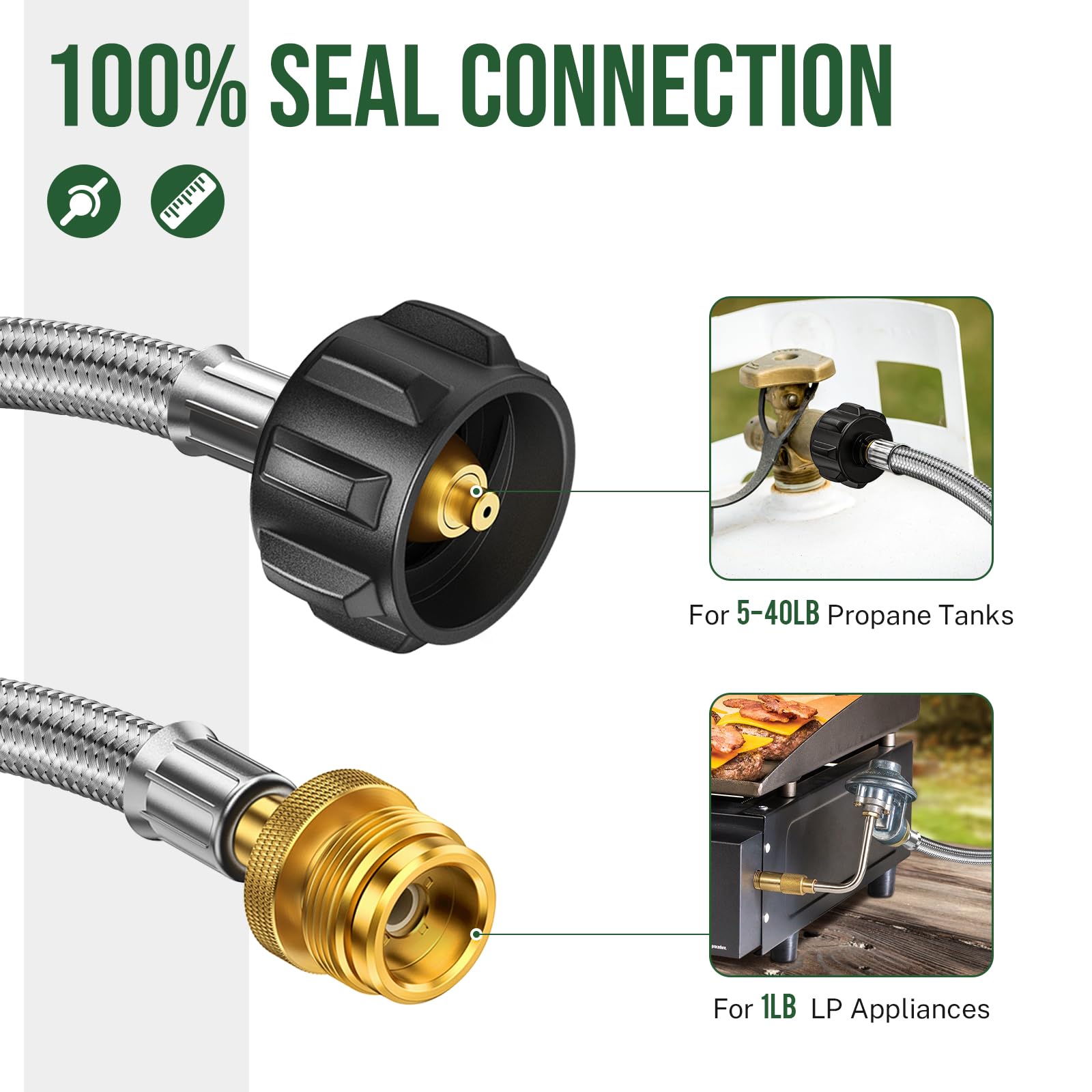 Adaptor Selang Propana 5FT Baj - Tools Qcc ulasan dan harga