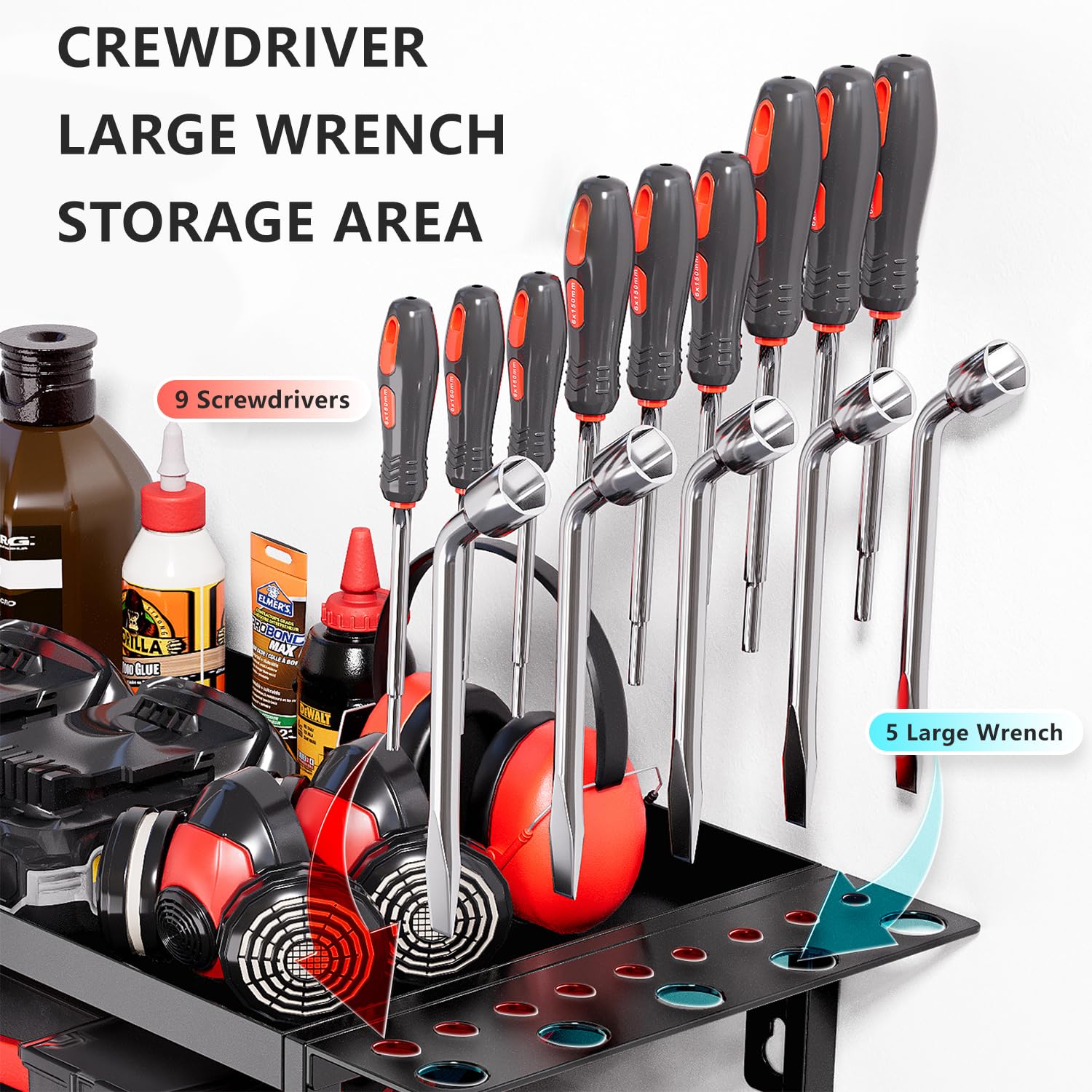 Rak Perkakas Listrik yang Dipa - Workshop Tools Shelf ulasan dan harga