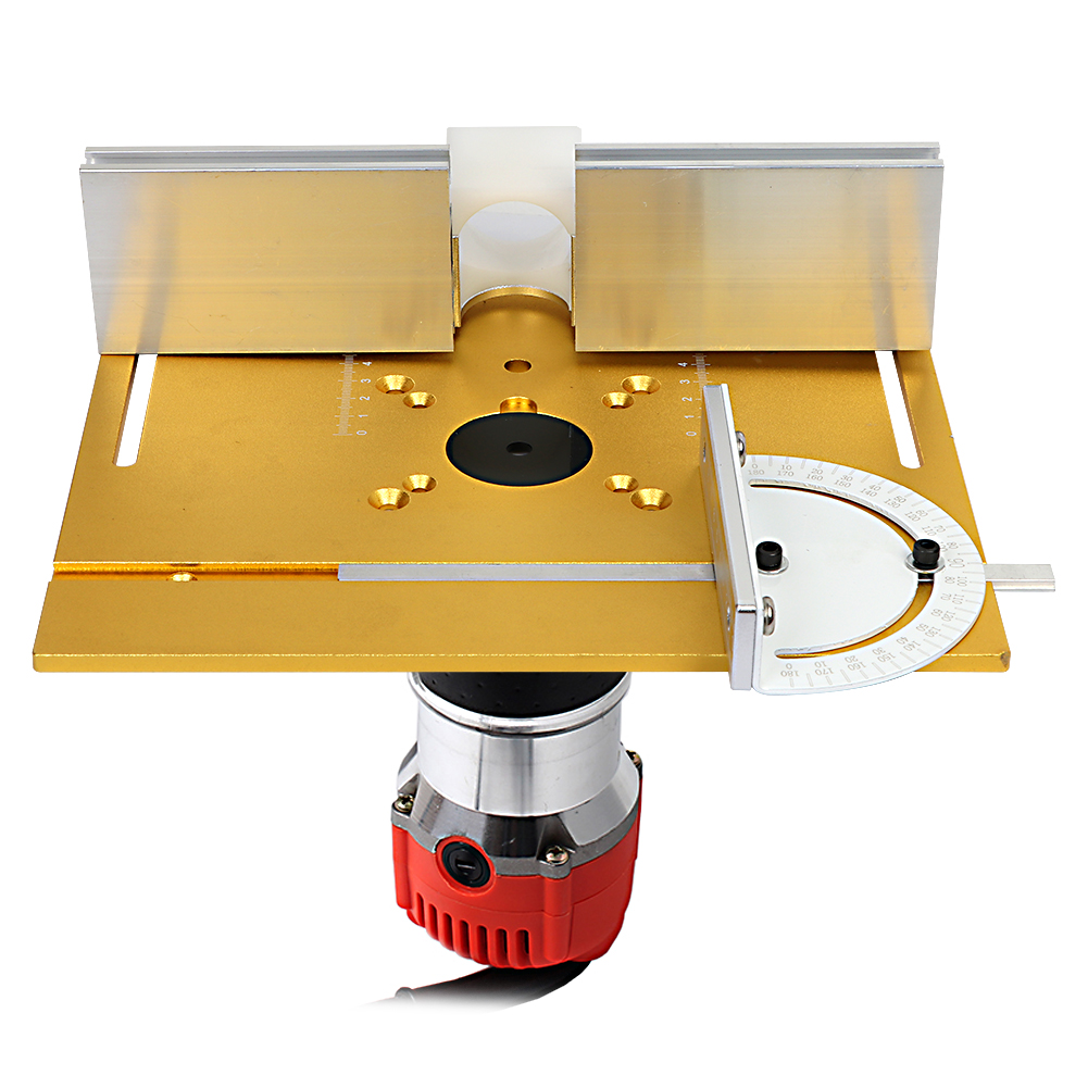 Router aluminium pelat sisip d - Router Table Insert ulasan dan harga