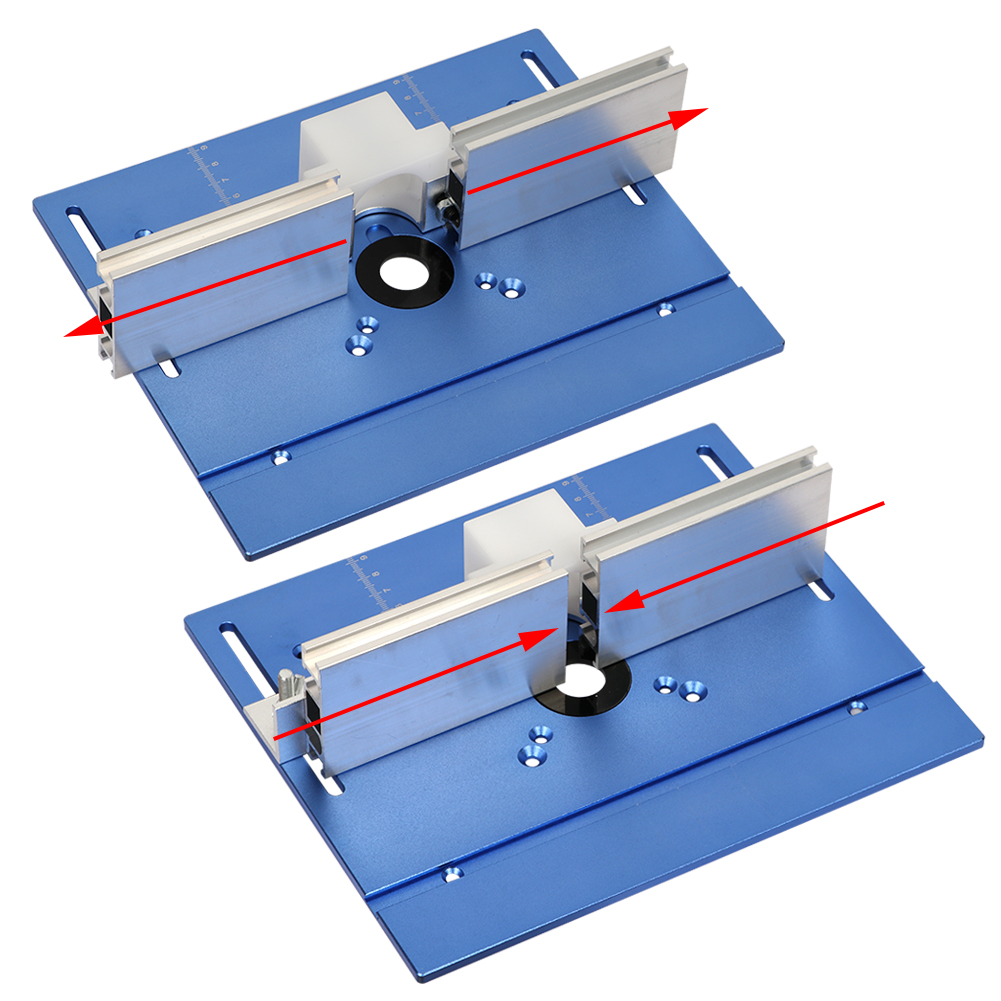 Router aluminium pelat sisip d - Router Table Insert ulasan dan harga