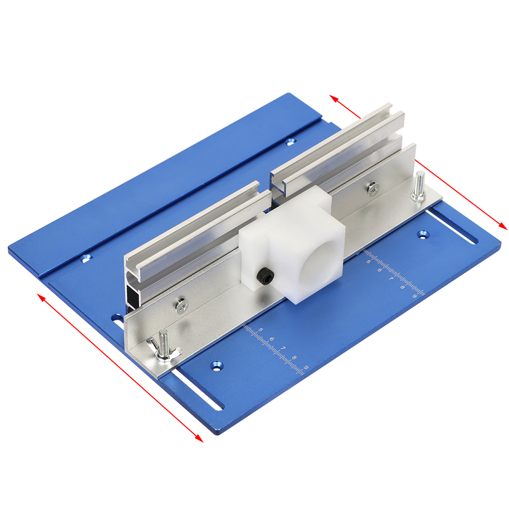 Router aluminium pelat sisip d - Router Table Insert ulasan dan harga