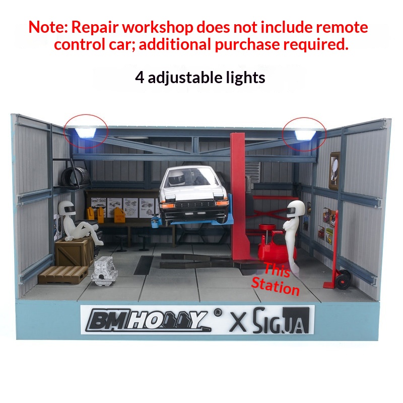 BM HOBBY 1/24 Skala Mobil RC S - Workshop Tools 3D Model ulasan dan harga