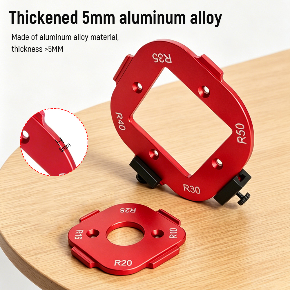 Templat Radius Sudut Bulat Alu - Router Table Insert ulasan dan harga